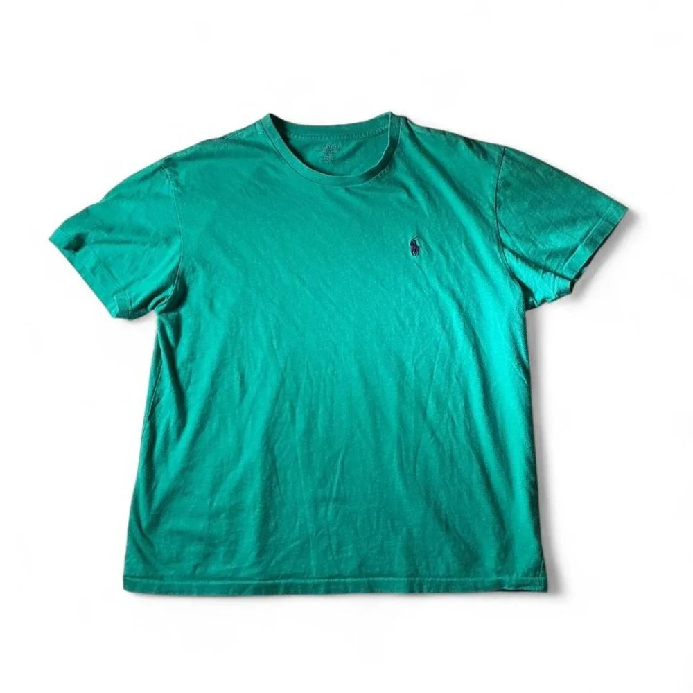 Polo Ralph Lauren‎ Green T-Shirt Pony Logo Casual Menswear